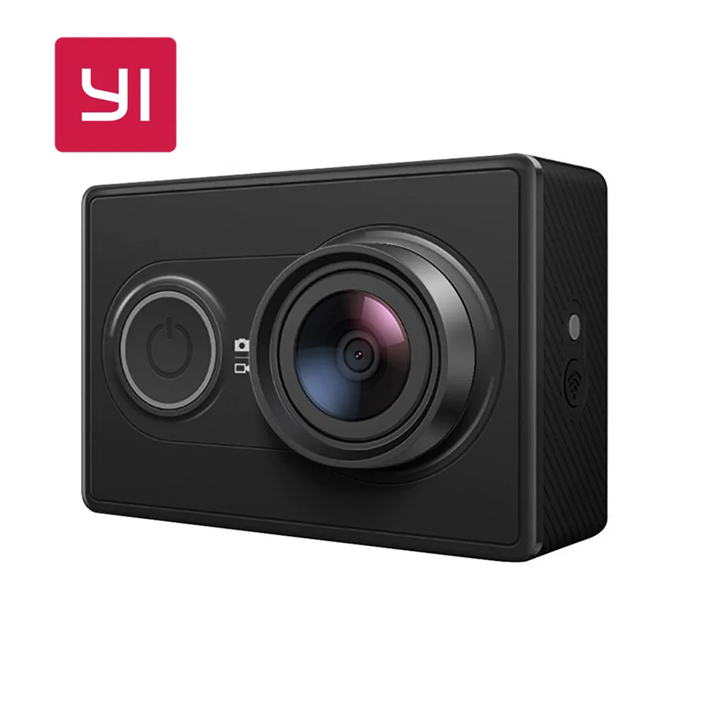 YI Action Camera 1080P 16.0MP 155 Degree Ultra-wide Angle Lens Built-in WiFi 3D Noise Reduction Mini Sports  Camera