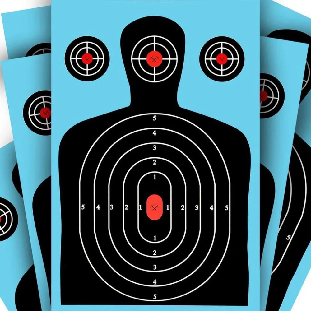 

MUMIAN 25pcs/50pcs Adhesive Shooting Sticker Fluorescent Splash Objectives Archery Target