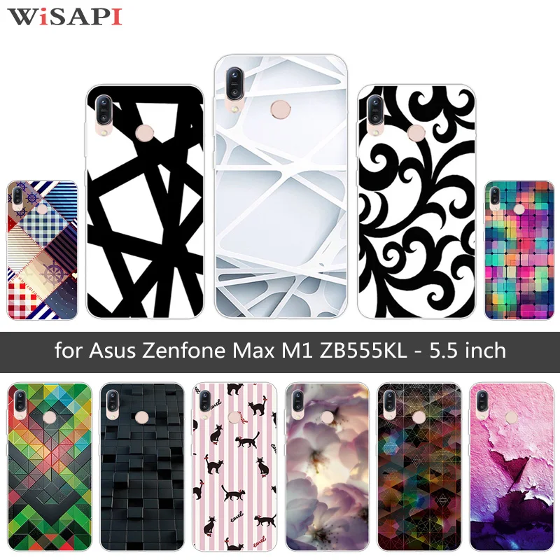 

Silicon Cases for Asus Zenfone Max M1 Bizarre Back Cover for Coque ASUS ZB555KL 5.5 inch Soft TPU for ASUS Zenfone M1 Capa