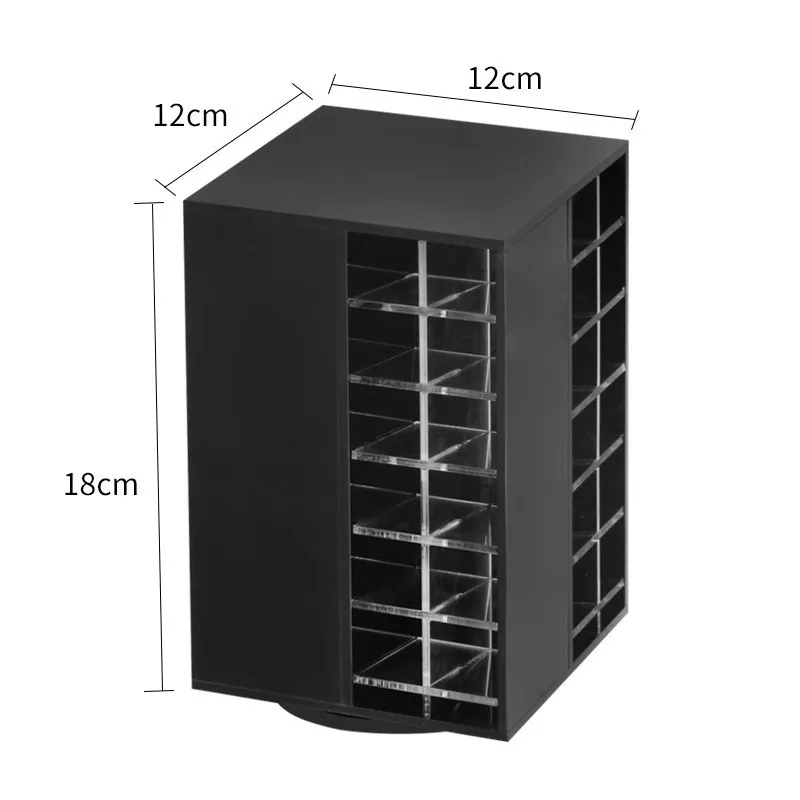 Настольный Вращающийся держатель для хранения губной помады, косметическая кисть для губ, румяна, органайзер, коробка для домашнего макияжа, лак для ногтей, подставка, полка