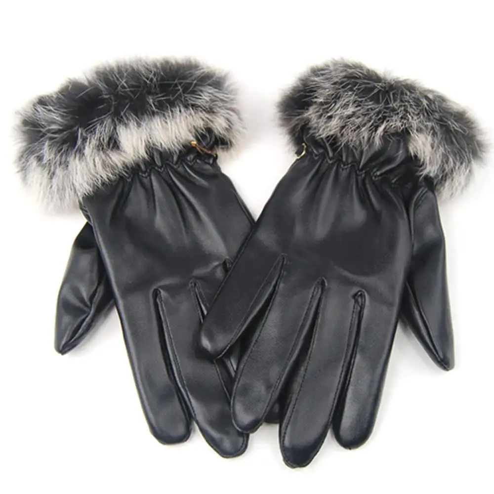HOT SALE!NEW LADIES QUALITY SOFT BLACK WINTER DRIVING GLOVES WOMENS