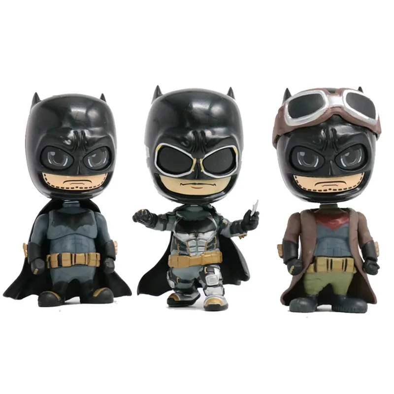 

DC Comic Batman Action Figure Bobble Head Toy Car Decoration Doll 3 Styles 10cm