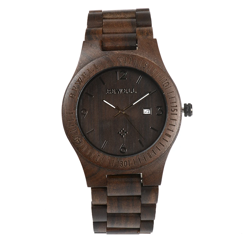 BEWELL WOODEN WATCH