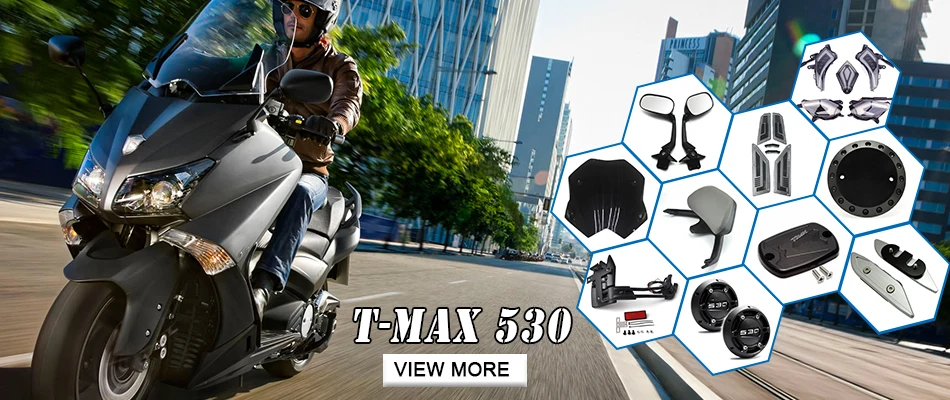 KEMiMOTO светильник для YAMAHA Tmax 530 TMAX530 2012 2013 передний указатель поворота светильник задний фонарь стоп-сигнала Светодиодный фонарь светильник