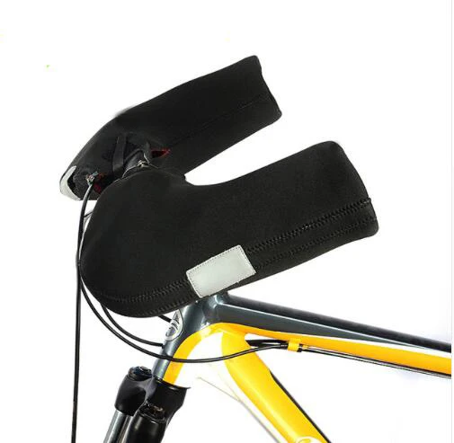 Ветрозащитные велосипедные перчатки для шоссейного руля, теплые велосипедные перчатки, зимние перчатки MTB, непромокаемые