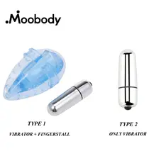 Female G-Spot Finger Vibrator Clitoris Stimulator Vibrator Masturbation Dildo Adult Erotic Sex Toys For Woman With Fingerstall