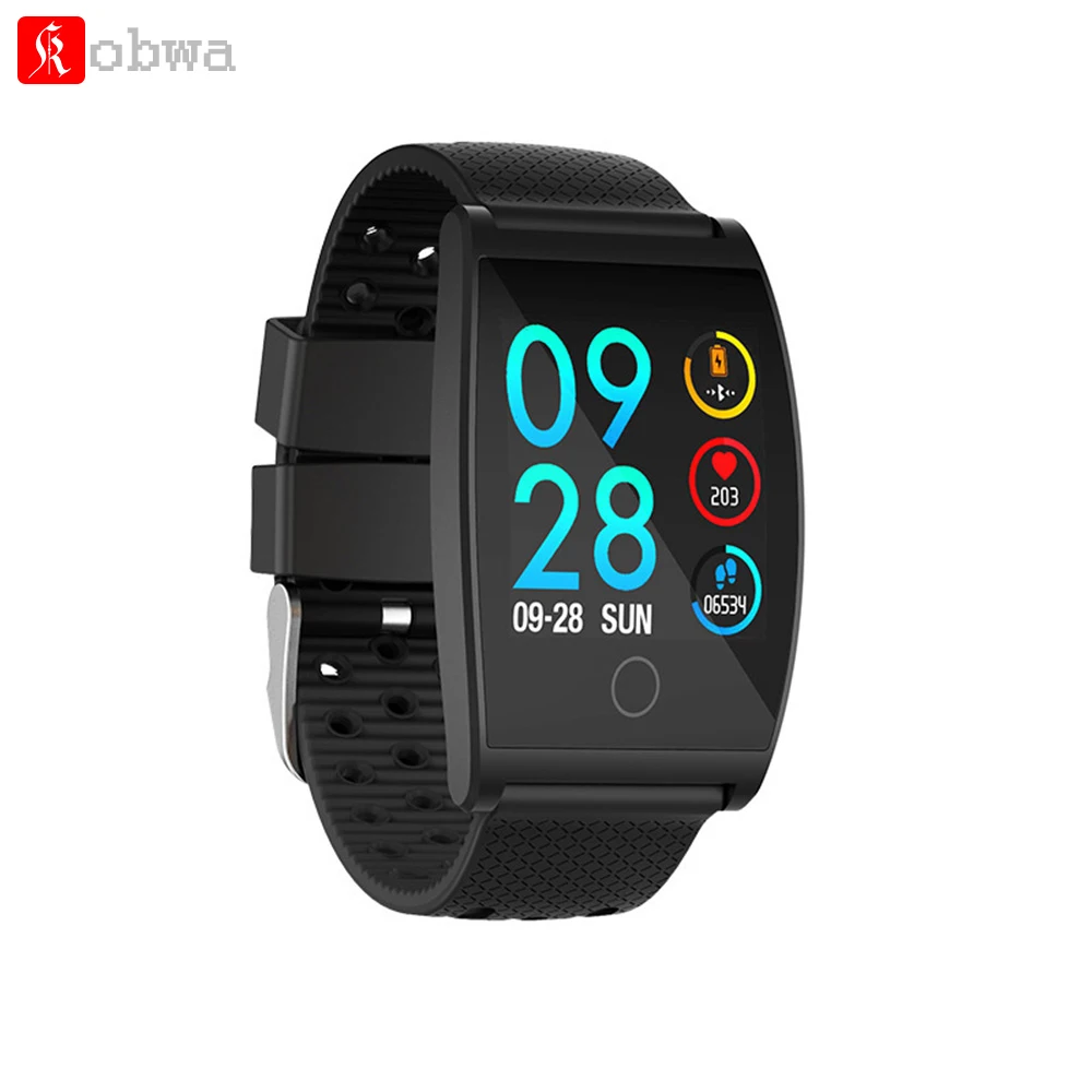 QS05 Smart Bracelet Color Screen Watch Blood Oxygen Pressure Heart Rate Monitor Fitness Tracker IP67 Waterproof Wristband | Электроника