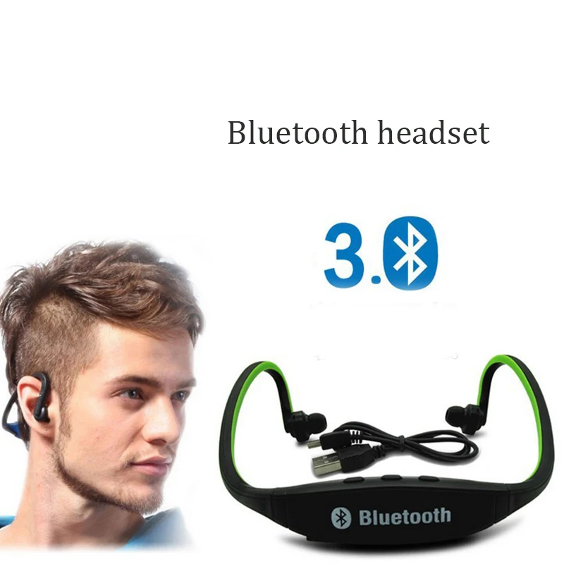 

S9 Wireless Bluetooth Earphones Sports Stereo Earbuds Headphones Support TF Card FM Handsfree Headset with Mic For Smartphone