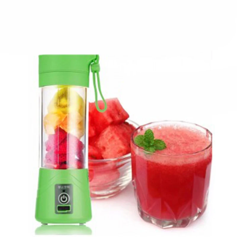 

Green Pink Blue Electric Fruit Juicer Machine Mini Portable USB Rechargeable Smoothie Maker Blender Shake Juice Juicer Bottle