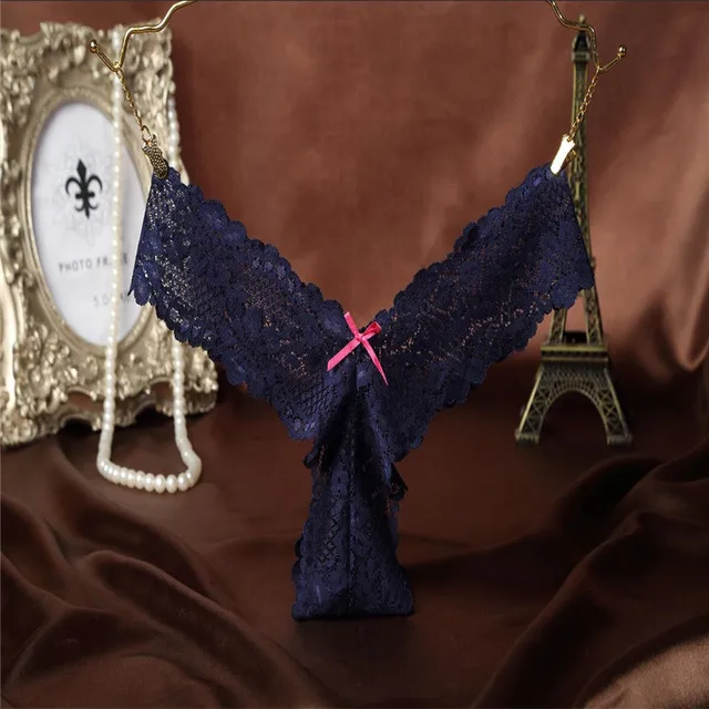Sexy dentelle culottes sous vêtements femmes G String slips pour femmes tongs et G cordes femme