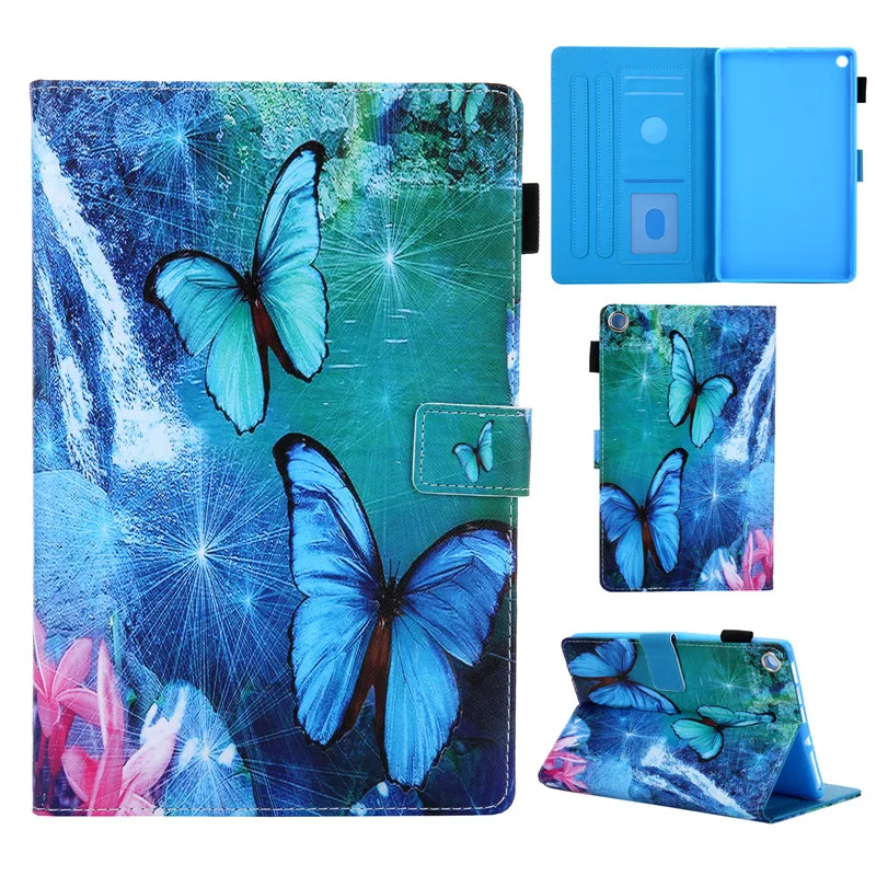 Cover For Amazon Kindle Fire hd 8 '' Case Stand PU Leather Cover Funda For Kindle Case HD 8 inch protective case
