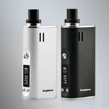 Explorar Yocan originais 2 EM 1 Kit Kit Kit Vape Cigarro Eletrônico 2600 mah capacidade Da Bateria Controle de Temperatura Box Mod Kit