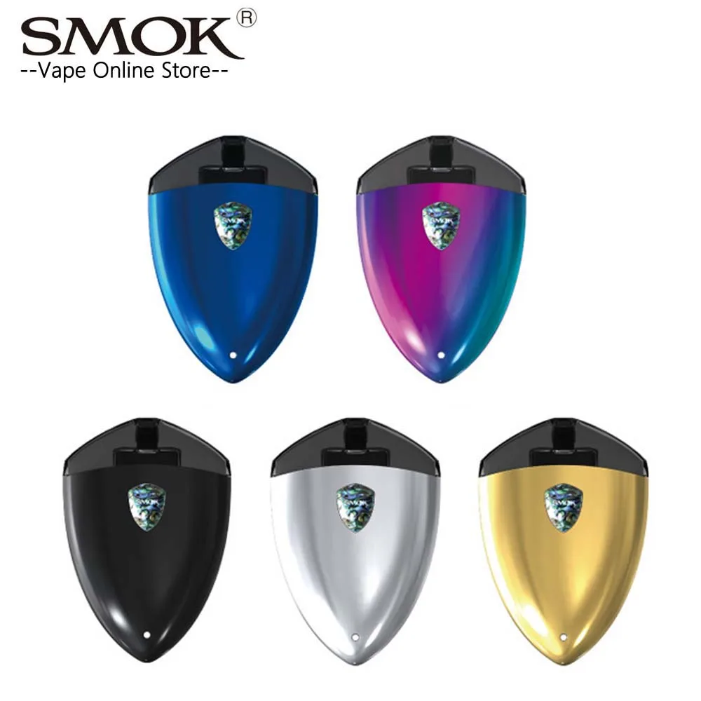 

Authentic Smok Rolo Badge Kit Built-in 250mAh Battery 2ml Pod Atomizer E-Cigarettes Vape Mini Electronic Cigarette Vaper