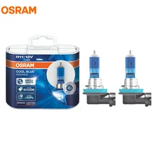 OSRAM H11 5000 К 12 В 55 Вт 62211cba холодный синий Advance Галогенные лампочки Xenon МЕГА Белая 50% больше света автомобиля лампы для мотоциклов фар 2 шт.