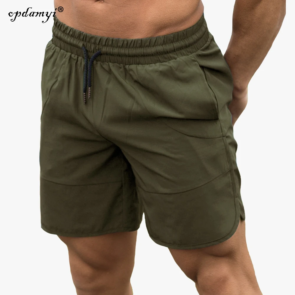 Men's Gym Workout Shorts Weightlifting Squatting Short Fitted Jogging ...