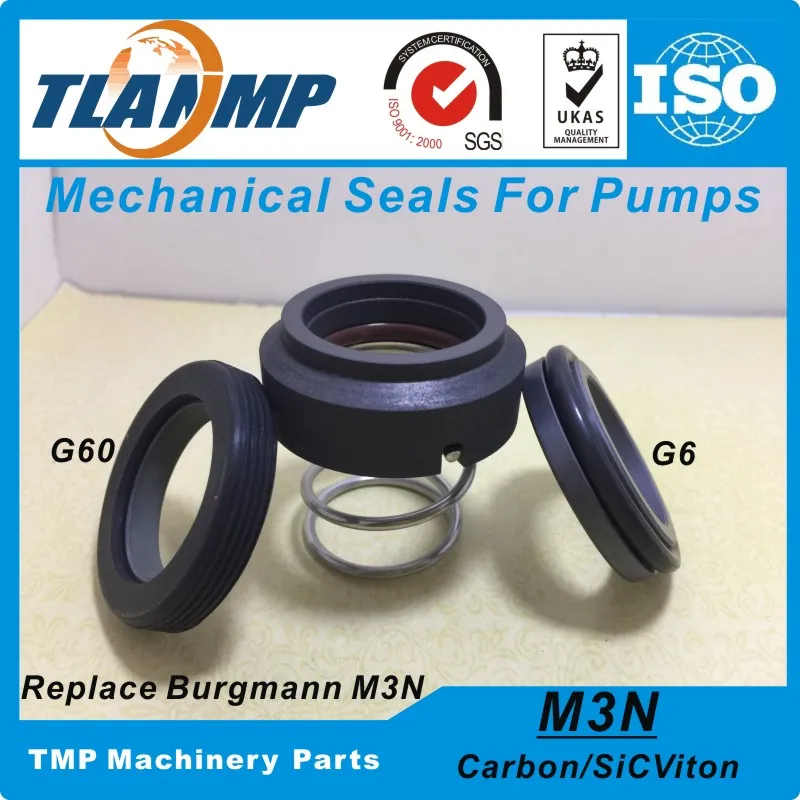 Burgmann Mechanical Seals For pumps 101-M3N Carbon-SiC-Viton  4