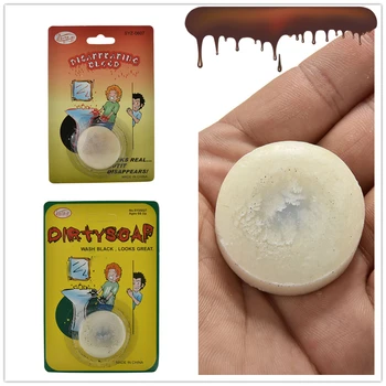 

Halloween Joke Dirty Soap Disappearing Blood Prop New April Fool Gifts Kids Gag Toys Prank Trick Magic Props for Children New