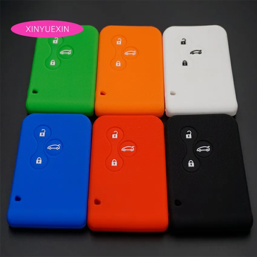 

Xinyuexin Folding Remote Car Key Shell FOB Case For Renault Clio Megane Grand Scenic Replacement Key Card Shell 3Buttons