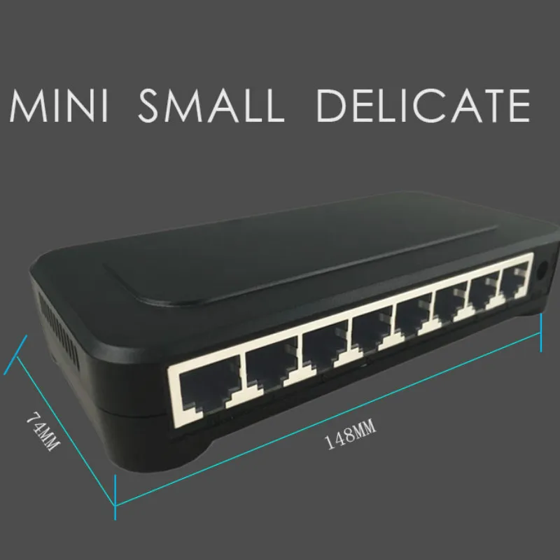 OEM 10/100 Мбит/с RJ45 8 портовый Быстрый коммутатор для сети Ethernet концентратор