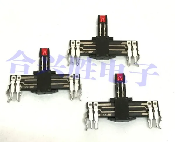 

[VK] 40mm 4cm straight Slide potentiometer audio radio power amplifier modulator push rheostat B100K lamp switch