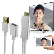For MHL HDMI Cable For Samsung Galaxy S6/Edge For iPhone 6 Note 5/4/3 S5 Huawei P9 Micro USB to HDMI Cable MHL Adapter HDTV TV