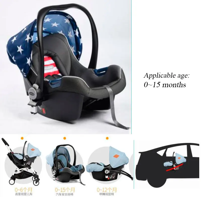 Babysing Portable Basket Type Baby Safety Car Seat Newborn Cradle Baby  Sleeping Basket Cradle for Newborn Baby Carriage 0~15 M|Child Car Safety  Seats| - AliExpress
