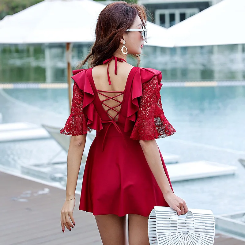 

Maillot De Bain Female Swimsuit 2019 One Piece Bathing Suit Women Korean One-Piece Push Up Bikinis Trikinis Korea Sexy Swim