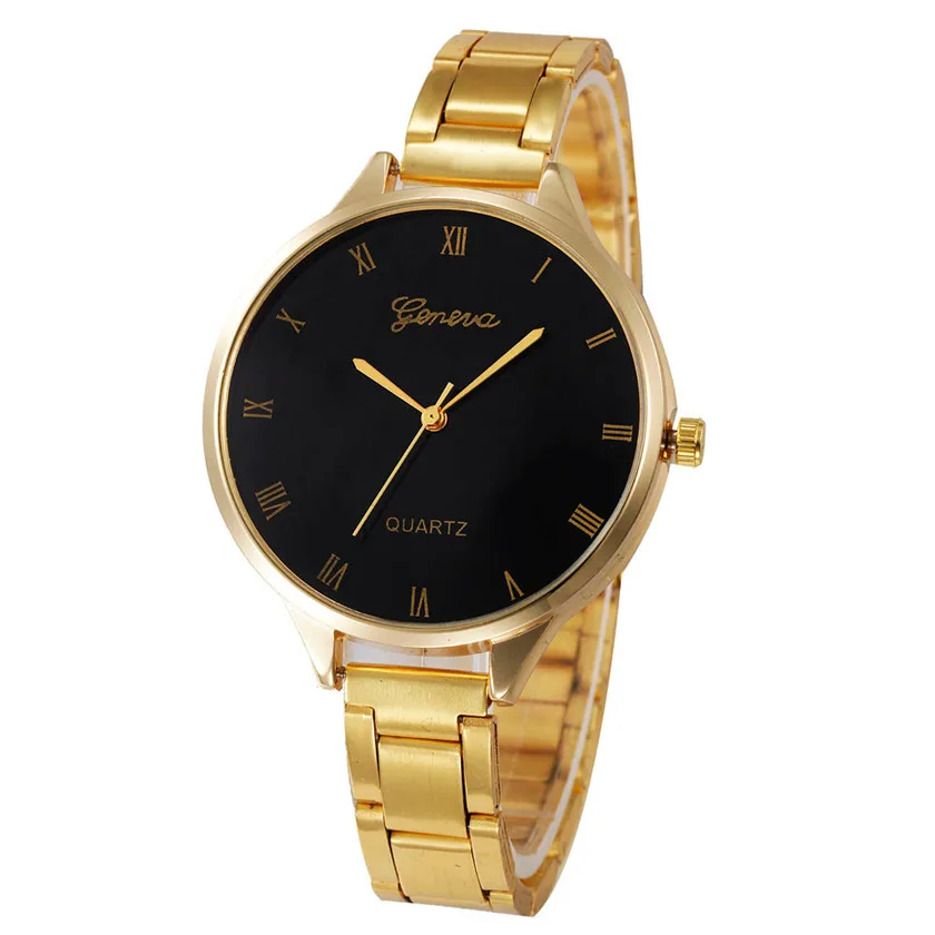 

2017 Relogio Feminino Fashion Newest Women Crystal Stainless Steel Analog Quartz Wrist Watch Bracele#June16A *