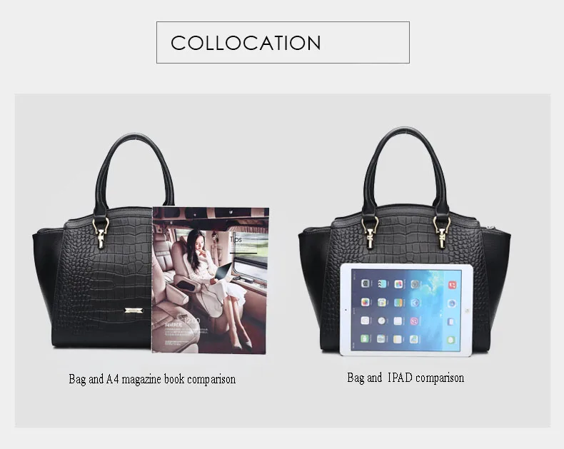 HONGU Famous Designer Women Handbag Crocodile Pattern Envelope Top-Handle Bags Ladies Tote Trapeze Female Messenger Bags Zipper     H51305300- (11)