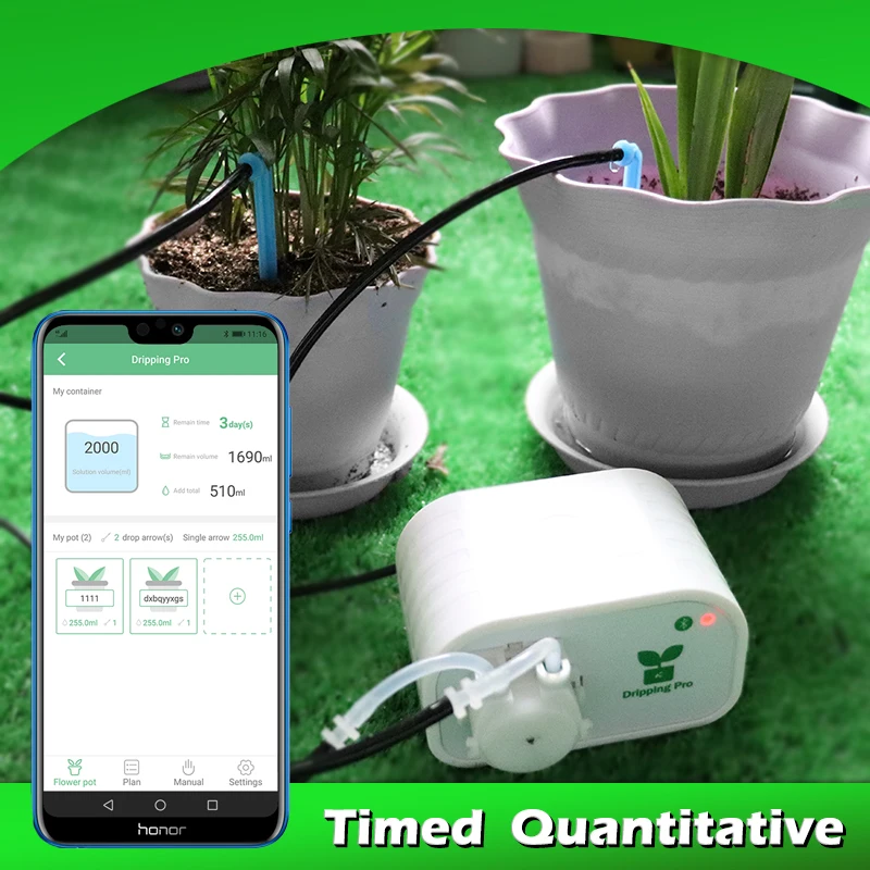 DXBQYYXGS Dripping pro Mobile phone control Garden plant utomatic Drip Irrigation watering system Intelligent water timer pump DXBQYYXGS Dripping pro Mobile phone control Garden plant utomatic Drip Irrigation watering system Intelligent water timer pump