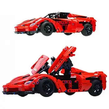 

Remote Control Electric Sports Car Toy DIY Assemble Building Blocks
