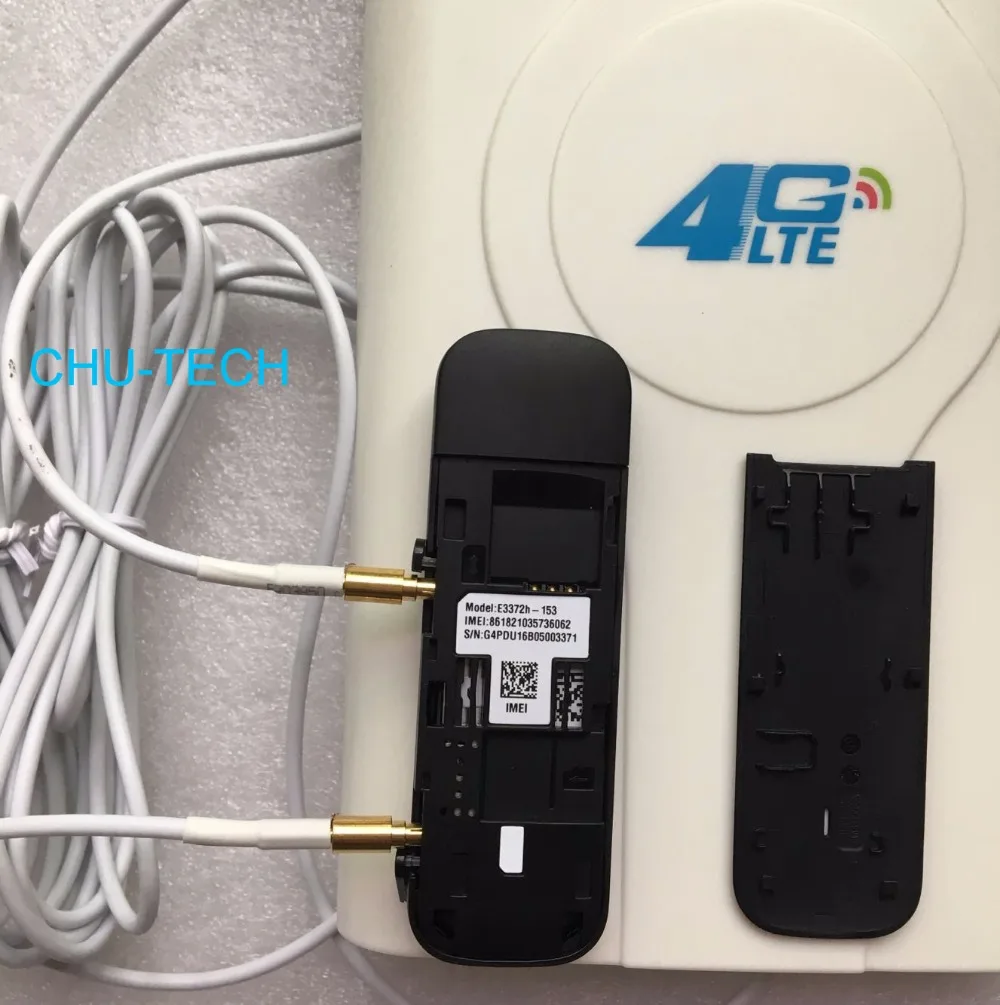 Оригинальный разблокированный модем HUAWEI E3372 LTE FDD 150 Мбит/с 4G поддержка crc9 двойная