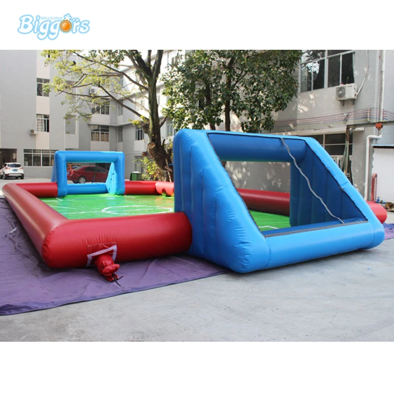 

2018 Inflatable Football Field Soap Soccer Field With Free Blowers