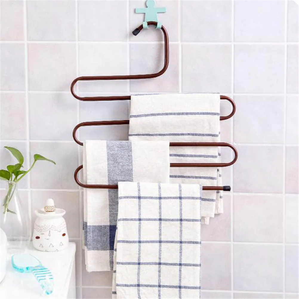 Buy 1PC Magic Trousers Hanger Magic Pant Closet Belt Holder Rack S type 5