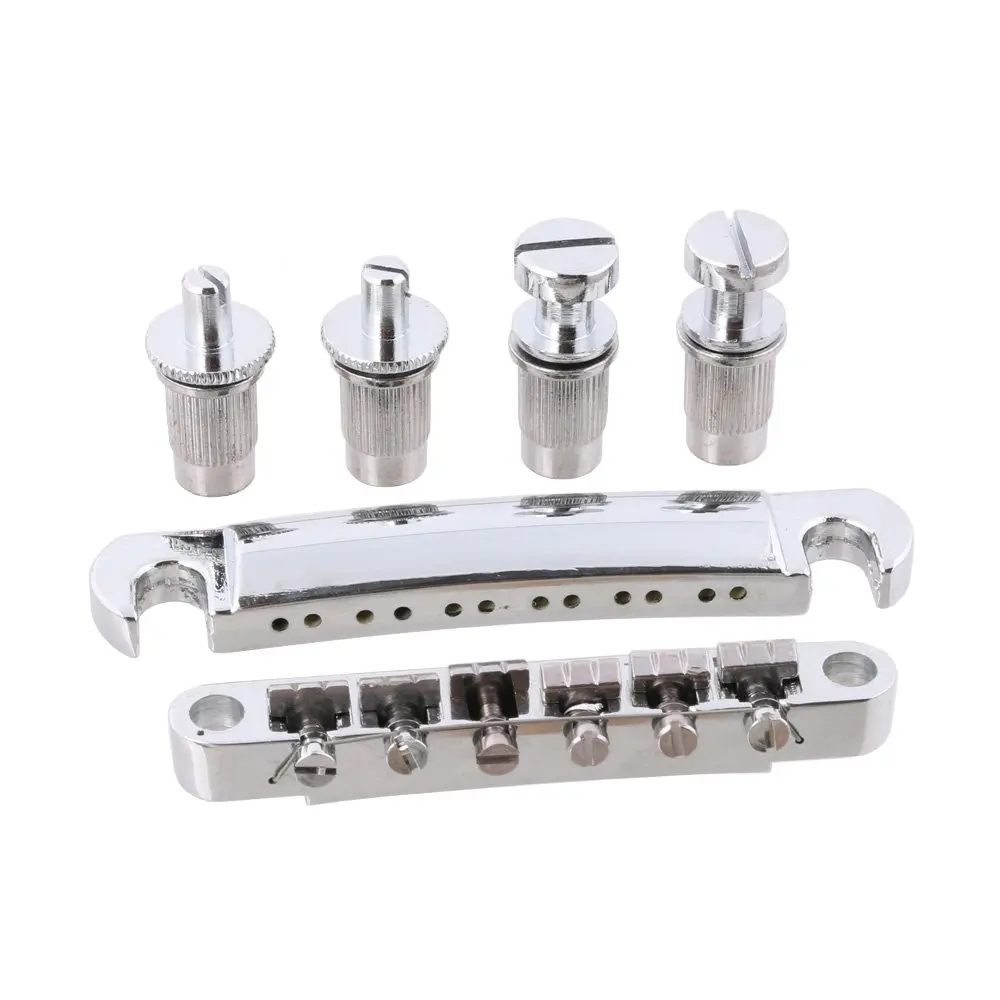 

Chrome Tune-o-Matic Bridge & Stop Tail Bar for 12 String Electric Guitar