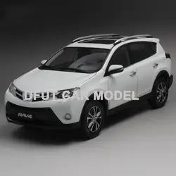 Цвет 1:18 весы RAV4 литья под давлением модель автомобиля SUV игрушки для подарков Коллекционная модель, бесплатная доставка