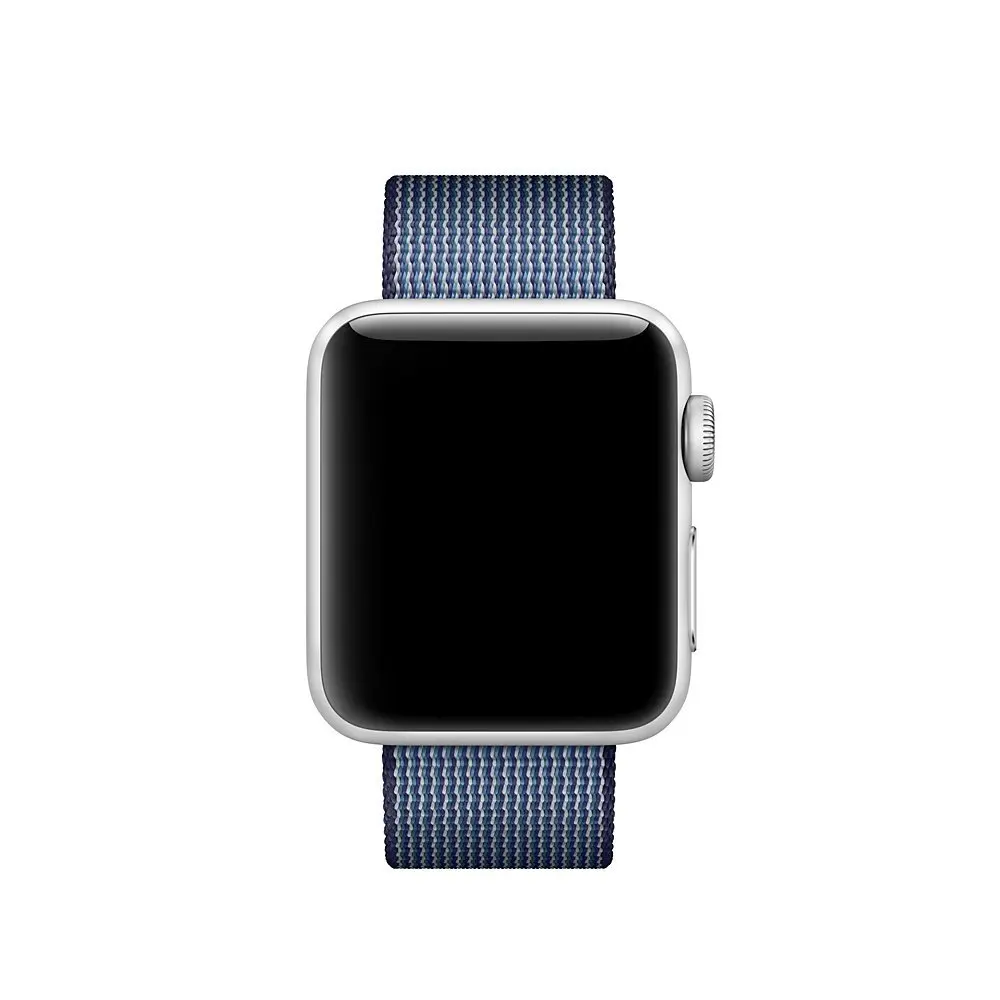 Флэш-память спортивные петли для наручных часов Apple Watch, версии 40/44 мм 42/38 мм 5/4/3/2/1 нейлоновый ремешок для наручных часов браслет ремешок на застежке-липучке застежка