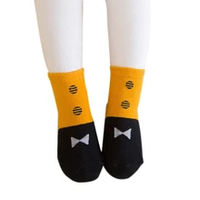 Модные нескользящие носки-тапочки для маленьких мальчиков и девочек детские зимние толстые носки с рисунками для малышей Одежда для новорожденных