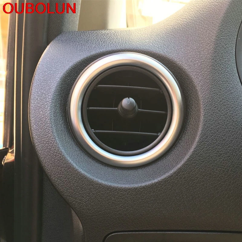 

OUBOLUN 4PCS For Mercedes-Benz Vito W447 2014 - 2017 ABS Interior Side Air Vent Outlet Door Lock Pin Cover Auto Accessories Trim