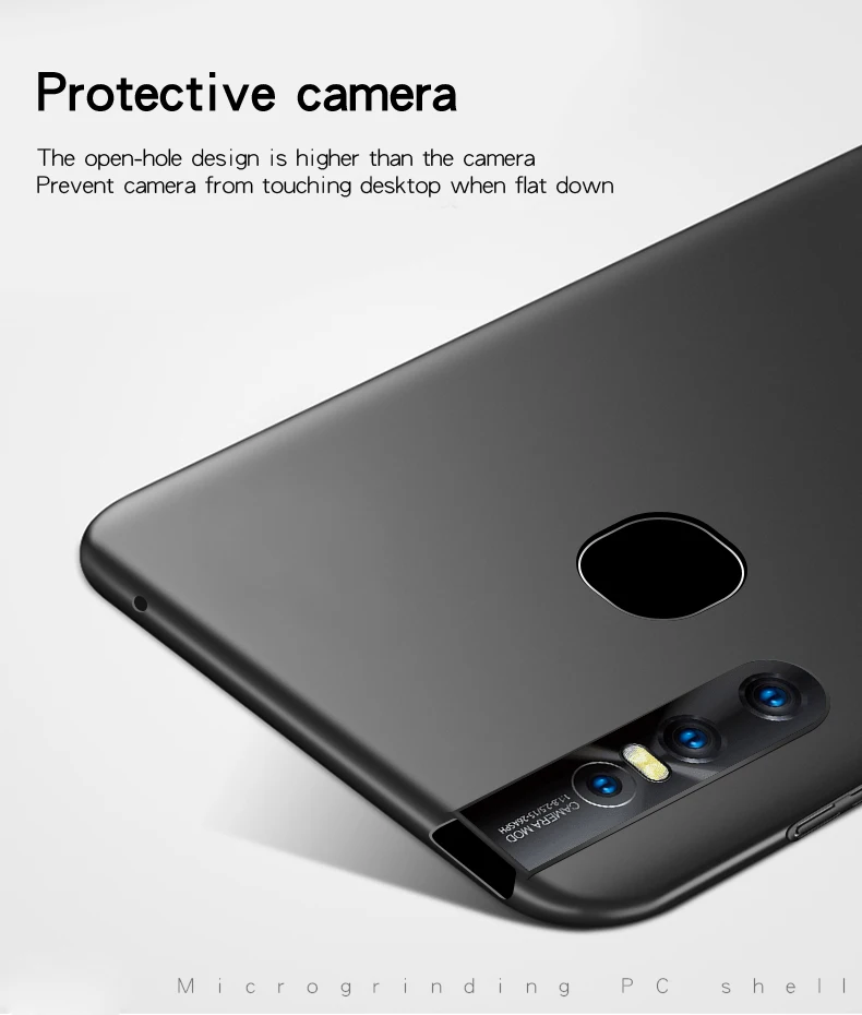 Чехол Wolfsay для VIVO V15 Ультратонкий армированный жесткий чехол из поликарбоната BBK