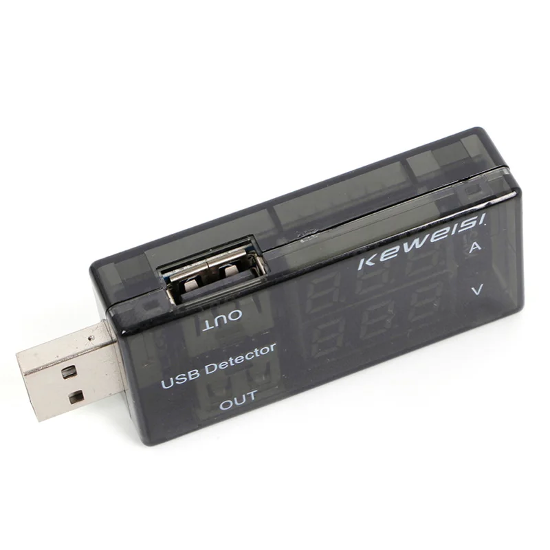 USB Current Voltage Tester USB Voltmeter Ammeter Detector Double Row Shows New 2018