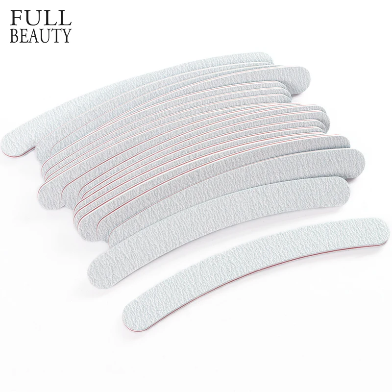

5pcs/Lot Grey Curve Nail Files Buffer Set 100/180 Sanding Buffing File Block Polish UV Gel Nails Art Care Tools Manicure CH842