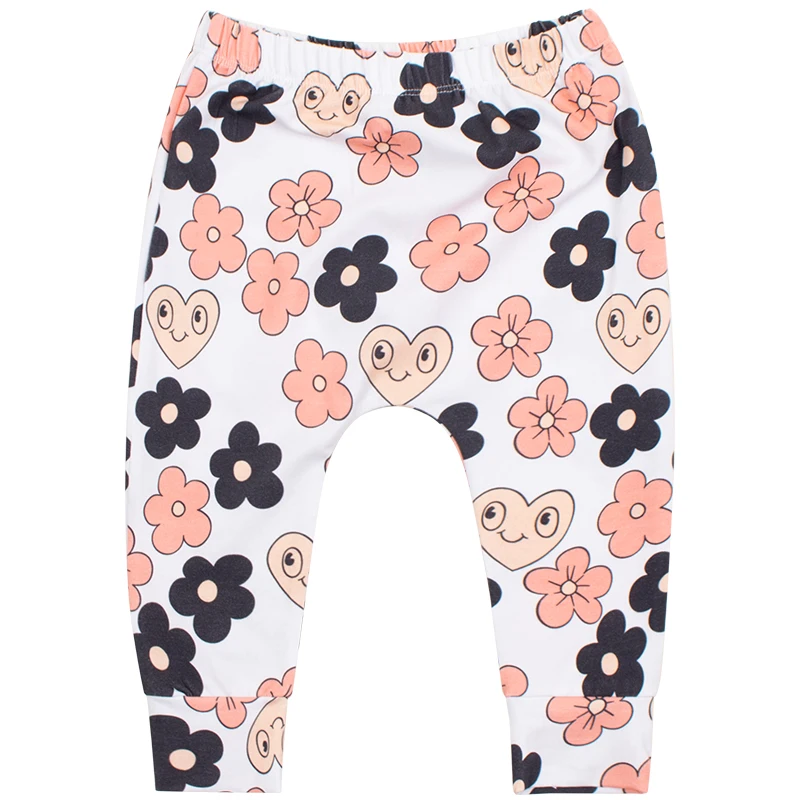 TinyPeople/Новинка; Детские хлопковые брюки с рисунком; сезон весна-лето; леггинсы для маленьких девочек и мальчиков; милые брюки для новорожденных