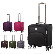 Male universal wheels trolley luggage 18 business casual oxford fabric travel bag women’s fashion small cloth box