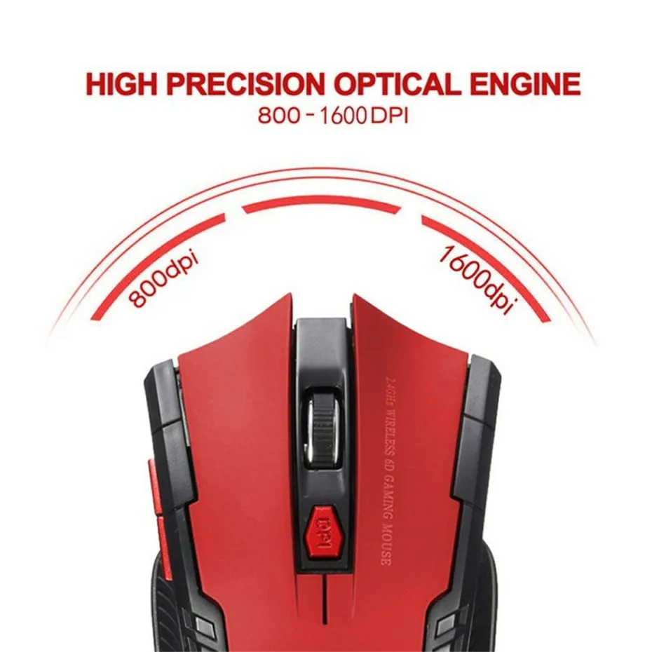 Basix 2.4GHz Wireless Optical Mouse Gamer1