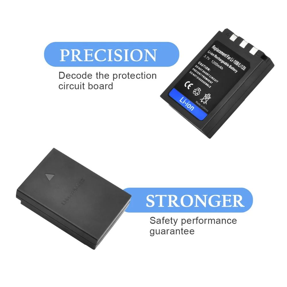 1X 1200mAh литий-ионный аккумулятор для камеры Olympus LI-10B LI10B C-50 C-60 C-70 C-470 C-5000 C-7000 D-590 Mju 20 25
