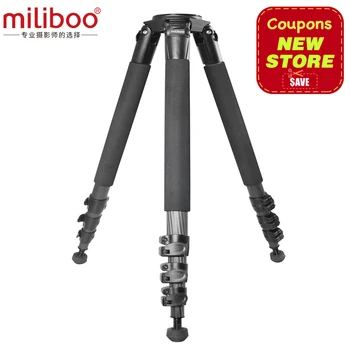 

miliboo MTT702B Portable(without head) Carbon Fiber Tripod for Professional Camera Camcorder/Video/DSLR Stand,Stable Design