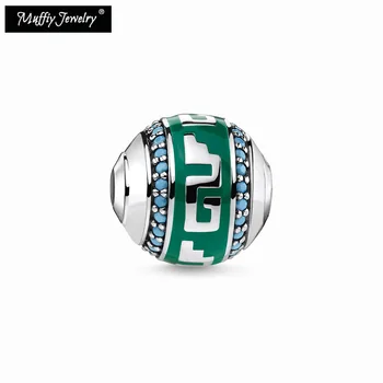 

Beads Green Ornament,Karma Thomas 2018 Brand New Good Fashion Jewelry Fit Key Necklace Bracelet,Earring,Ts Silver