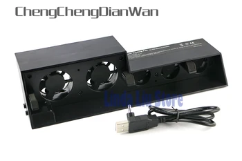 

ChengChengDianWan Newest USB fan Cooling Fan 5 Cooler External Turbo Temperature Control for Playstation 4 PS4