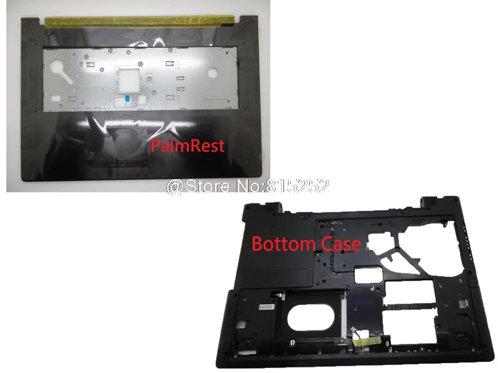 

Laptop Bottom Case For Lenovo For IdeaPad G70-70 5CB0G89474 Palmrest 5CB0G89499 Upper Case Base Cover With Touchpad New Original